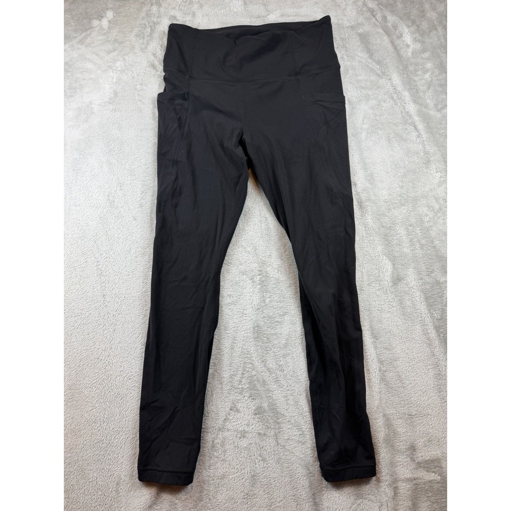 Athleta Womens Leggings Black Medium Full Length High Rise Athletic Yoga Stretch